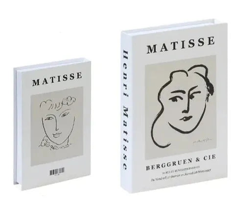 Modern minimalist fake book decorative prop in soft sample style, paper construction, multiple colour options