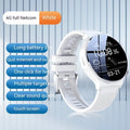 Black and white video smart watch with 1.28 inch touchscreen display