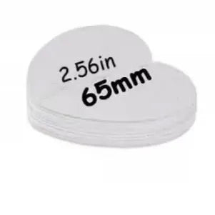 Wood pulp paper painting sponge set with heart, round, and square shaped blanks for fountain pen ink testing