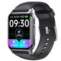 M2 smart bracelet watch with colour screen and black silicone wristband on a wrist