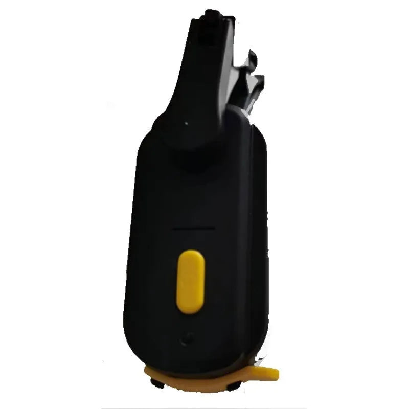 Black ABS plastic motorcycle helmet wiper unit with 65mm rubber blade, model TZ-HW065.