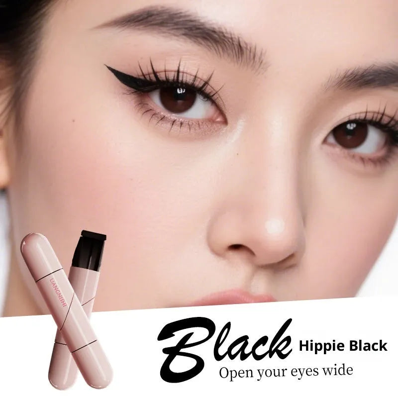 Waterproof sweat-proof one seal molding liquid eyeliner pen in black and brown shades 1.5ml