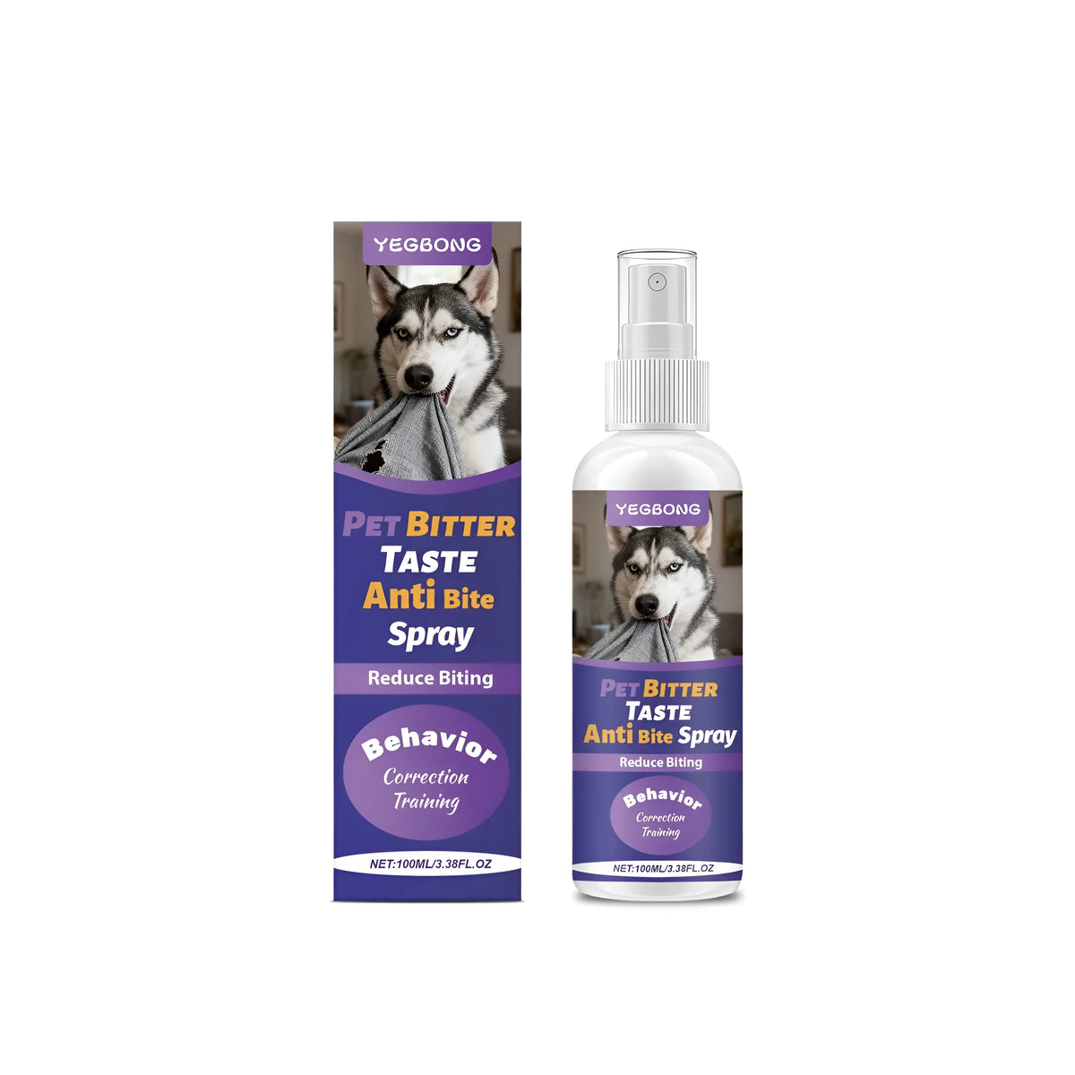 100ml pet bitter taste anti bite spray bottle for dogs and cats chew deterrent