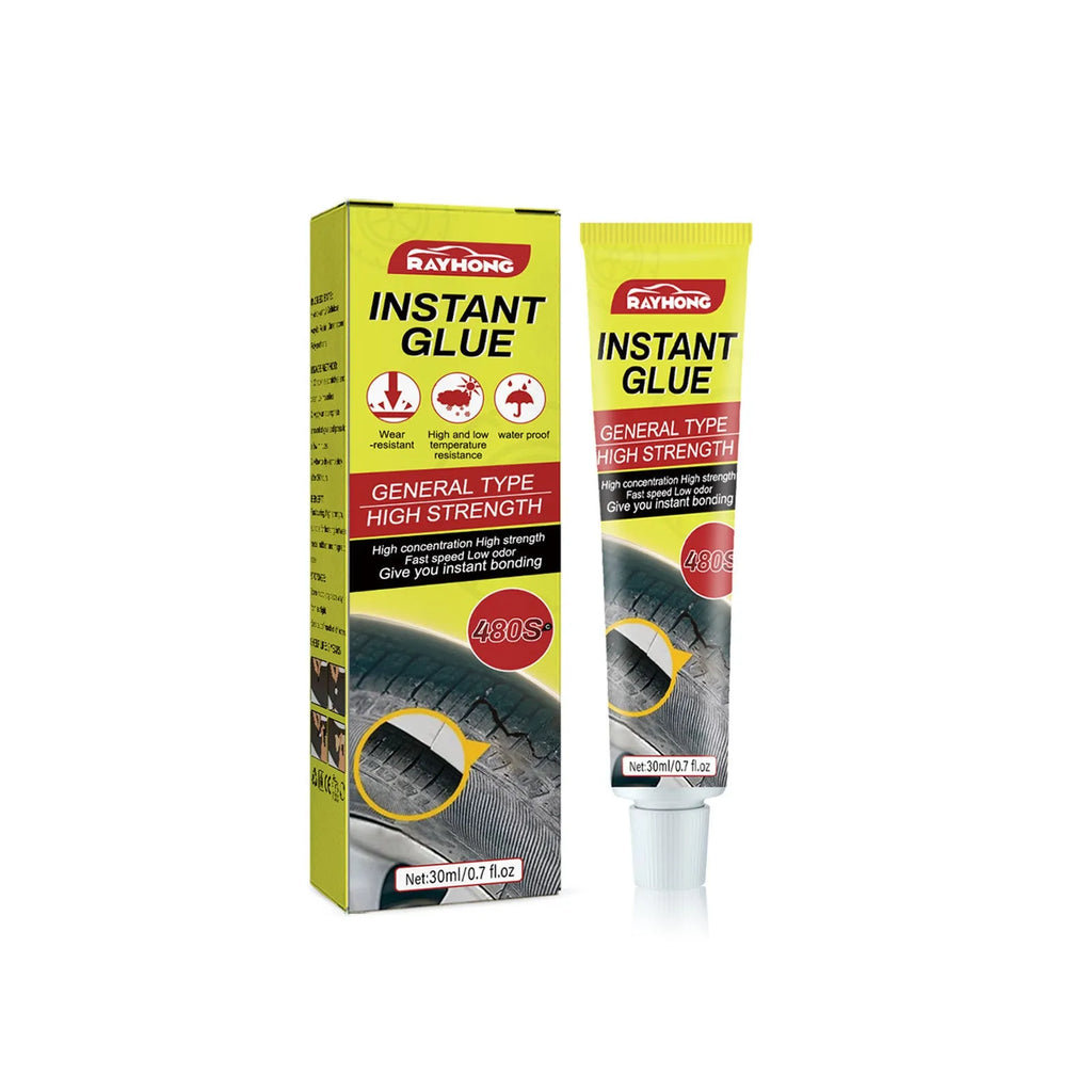30ml bottle of car tyre repair adhesive for crack sealing and puncture repair