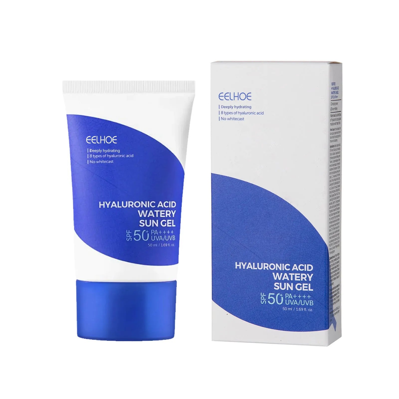 50ml hyaluronic acid moisturizing protective gel with non-oily UV resistance for summer outdoor body care