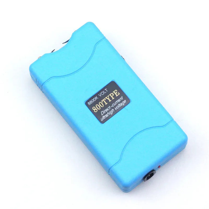 Women's self-defence multi-function flashlight in multiple colour options including purple, blue and pink