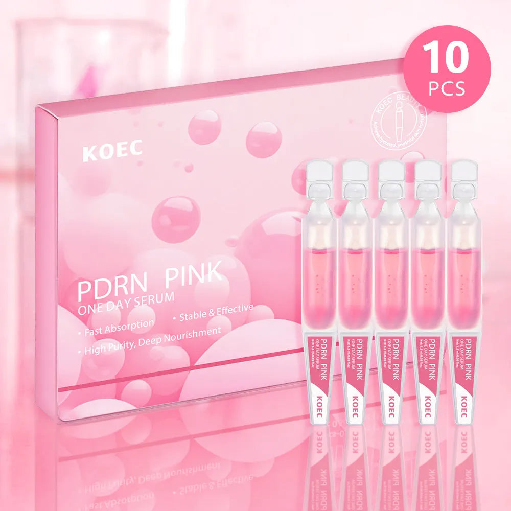 KOEC Powder Polypeptide 10-pack disposable latex essence sheets for moisturising.