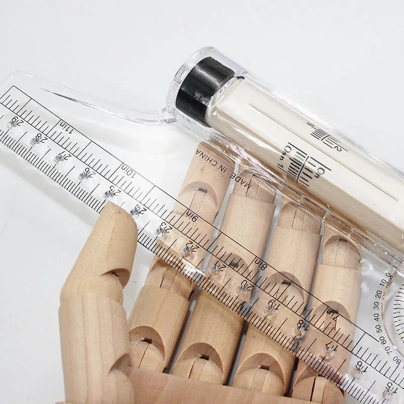 30cm plastic multifunctional rolling ruler with rollers and measuring scales