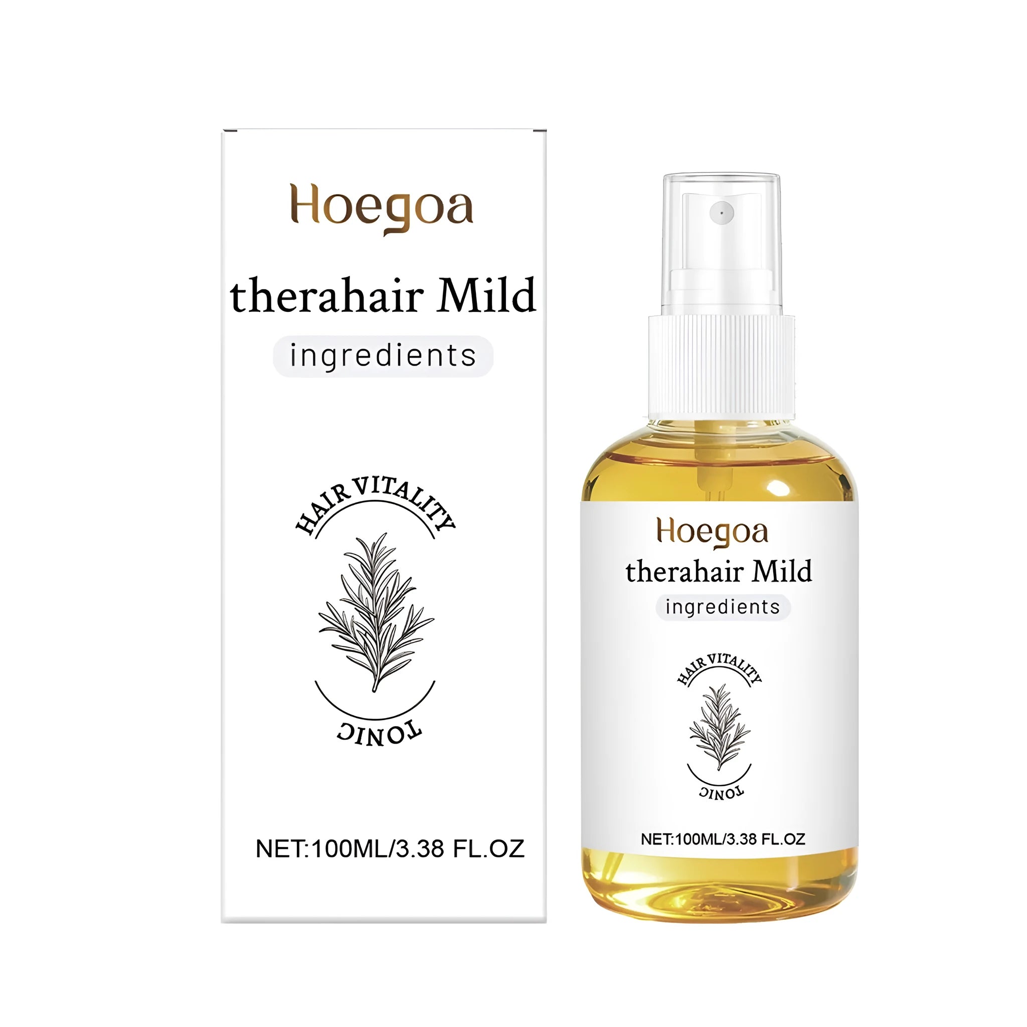 Hair Vitality Tonic 100ml Scalp Spray with Rosemary and Lavender Extract Glycerin and Arginine for Hair and Scalp Care Daily Use