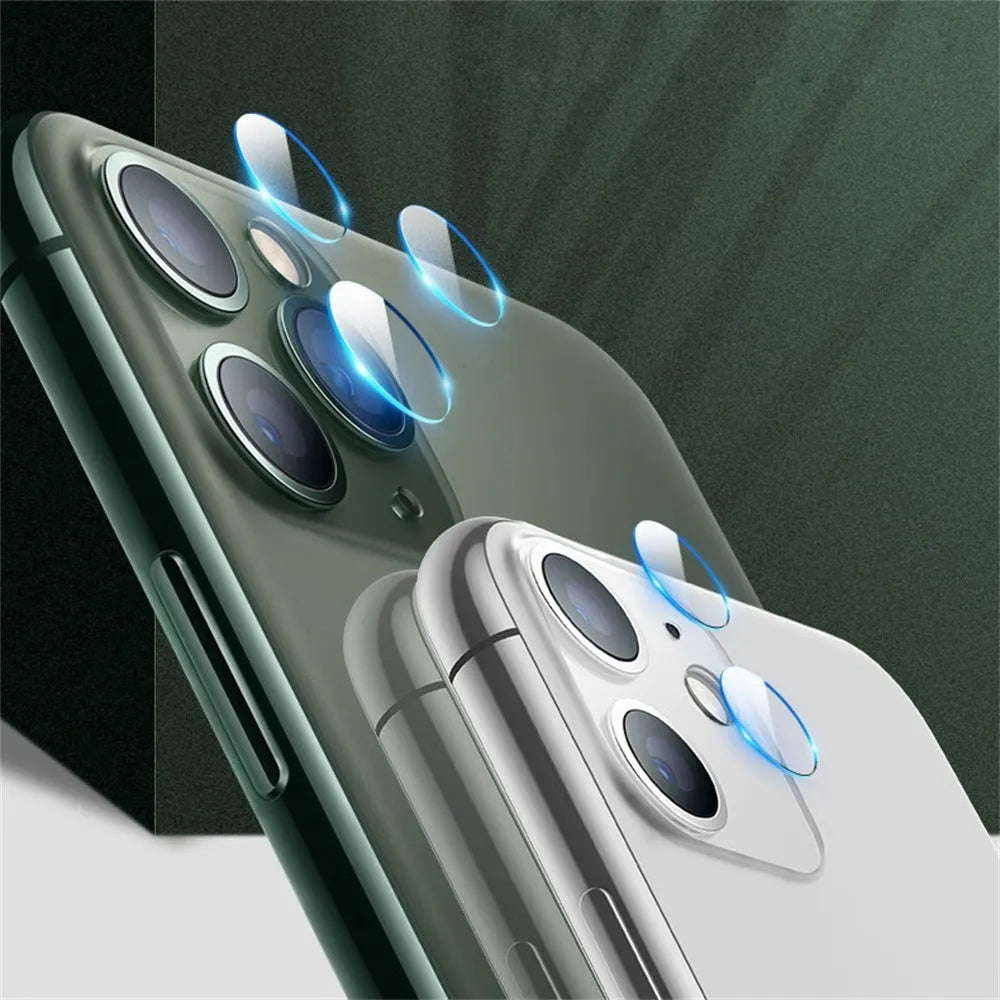 iPhone camera lens protective film made from glass fibre material for scratch and fingerprint protection