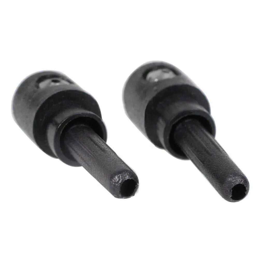 Black rear windscreen washer nozzle replacement part for Volkswagen Golf Audi Skoda vehicles