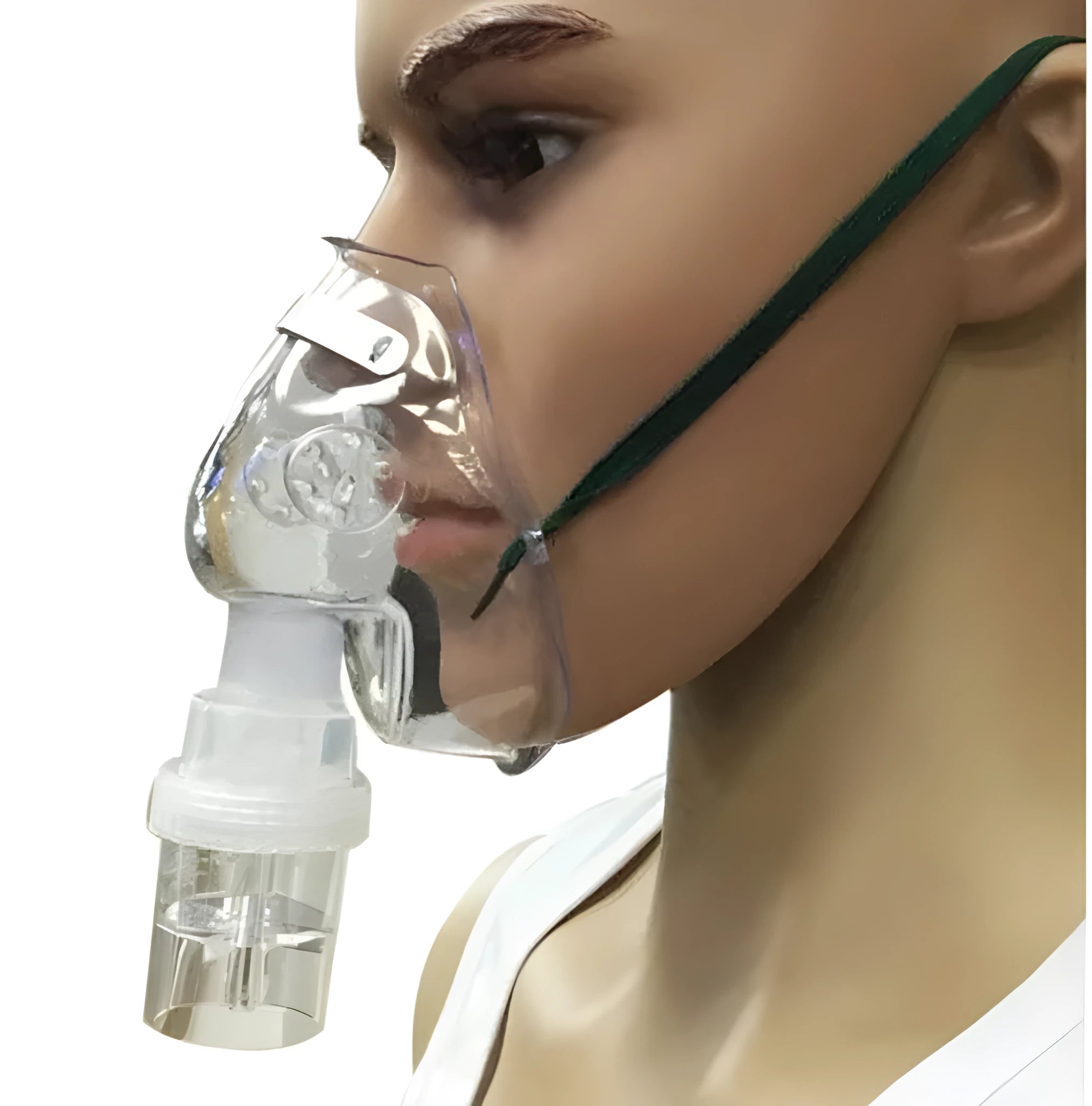 Soft rubber mask aid accessory for improving fit on A format masks.