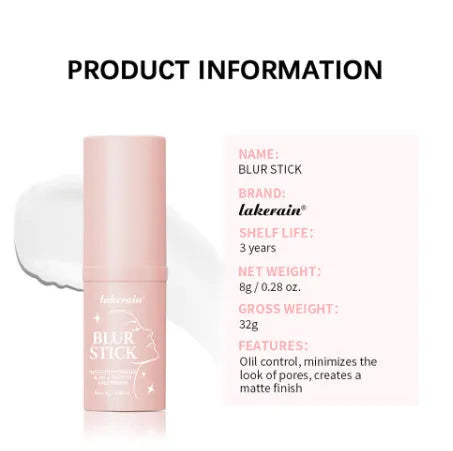 Lakerain Pore Invisible Base Stick Matte in its packaging, a brightening and moisturising makeup stick.