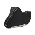 Thick motorcycle cover in nylon and PVC coating for outdoor storage with size options S to XXL