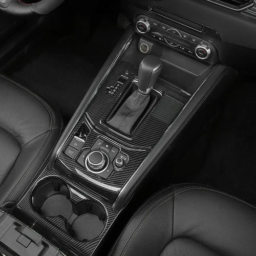 A pair of left and right ABS steering wheel frames for car interior dashboard decoration.