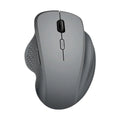 Black or grey USB wireless rechargeable optical mouse for laptop computers with charging cable