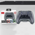 Transparent grey hard plastic game controller protective storage case
