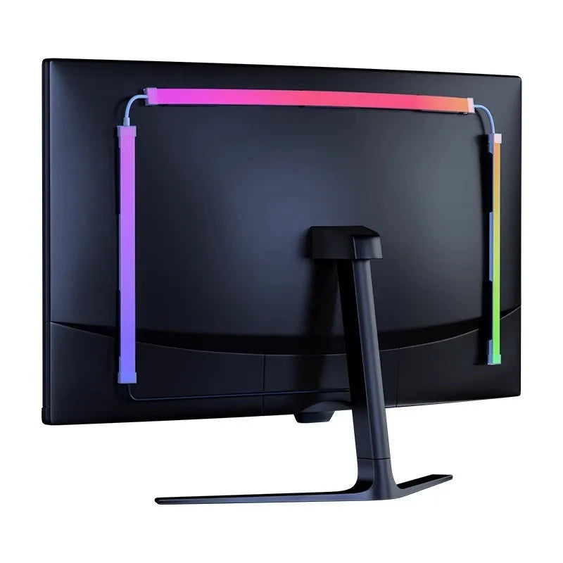 RGB esports monitor backlight 5W silicone IP65 screen sync light strip for 24 to 34 inch displays