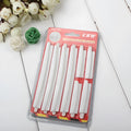 White plastic car door edge anti-collision strip, one set, general vehicle use