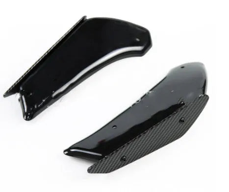 Motorcycle air deflector spoiler diversion cover for ZX10R in acrylic plastic with non-broken ring installation