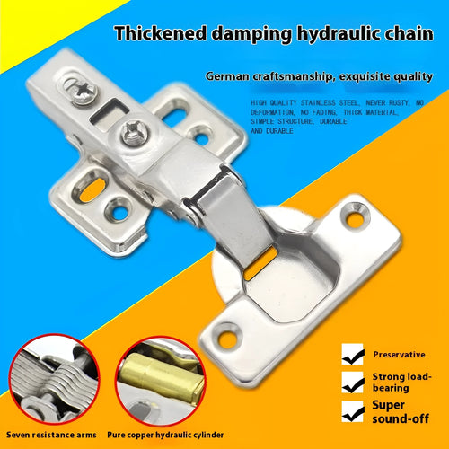 761 cold rolled steel nickel plated hydraulic damping cabinet hinge showing straight, middle, and large bend types
