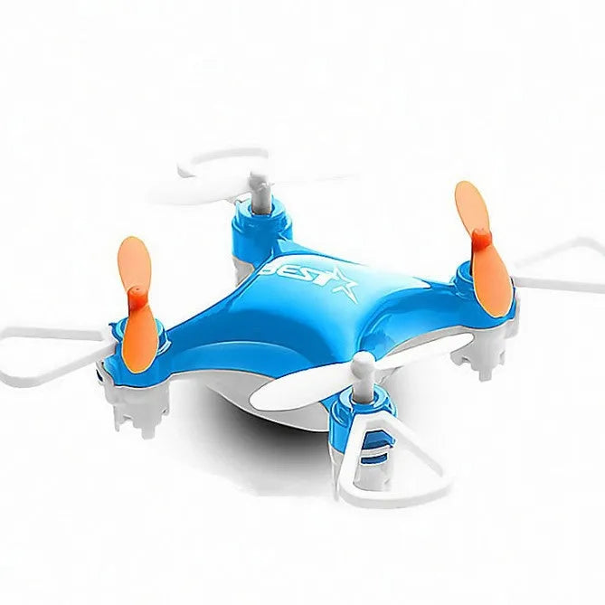 Mini quadcopter drone toy in black with headless mode and altitude hold, 7.4cm size