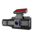Front car driving recorder dash cam with 3.0 inch screen mounted on vehicle windscreen