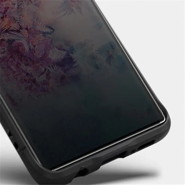 Full screen TPU privacy film for Samsung Galaxy Note and S series, anti-reflective matte finish.