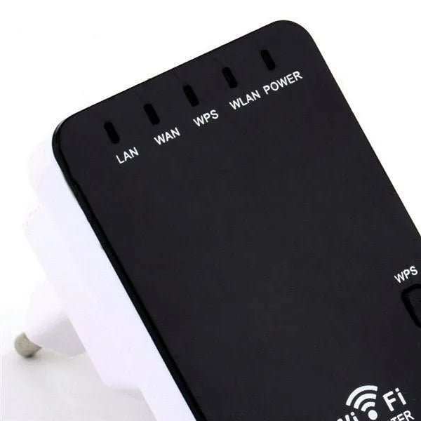300Mbps Wireless-N Mini Router with compact travel design and WPS security button