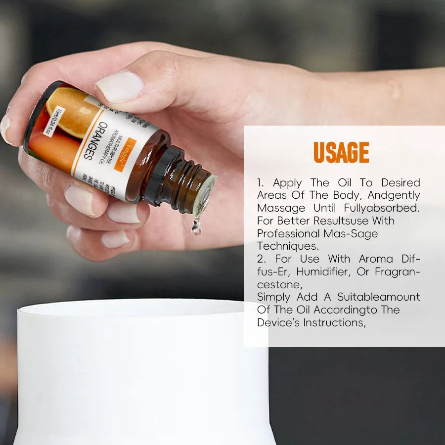10ml bottle of custom humidifier essential oil with natural lavender scent for diffusers