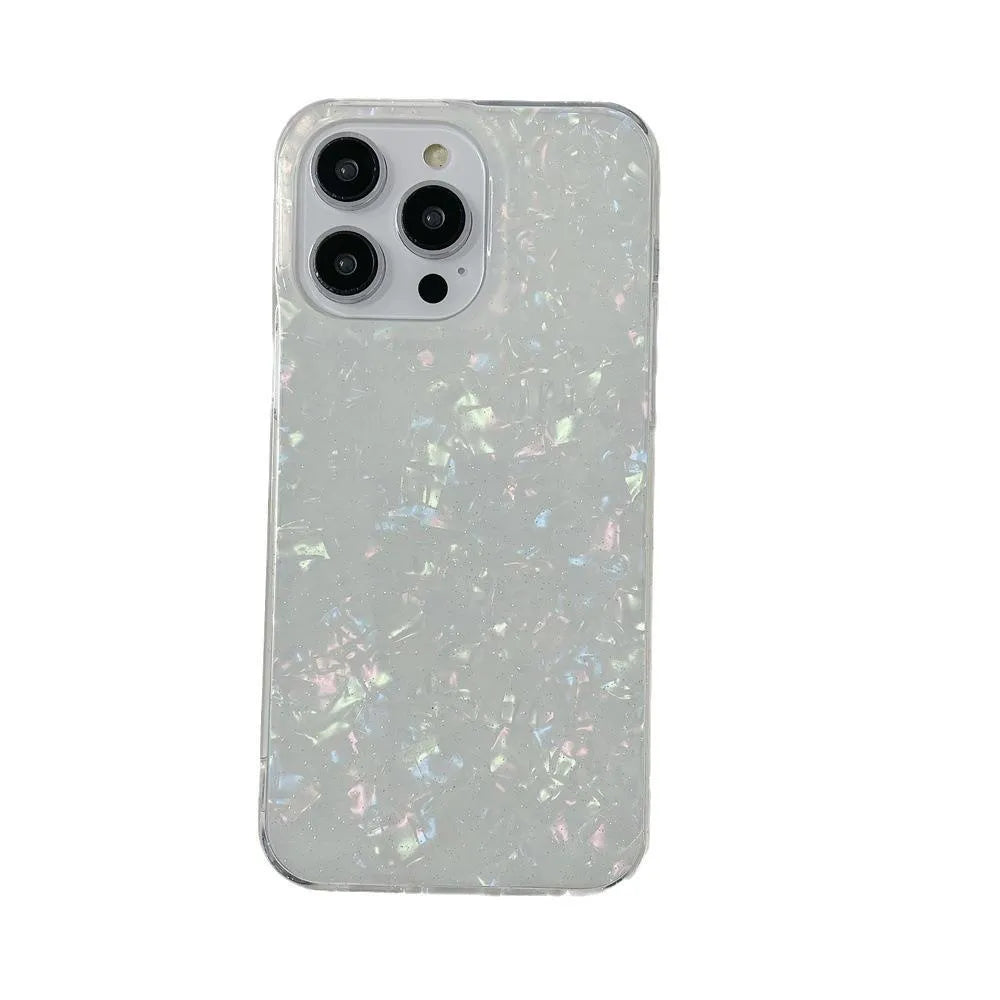 TPU magnetic shell phone case with transparent flash colour finish for iPhone 11-15 Pro Max