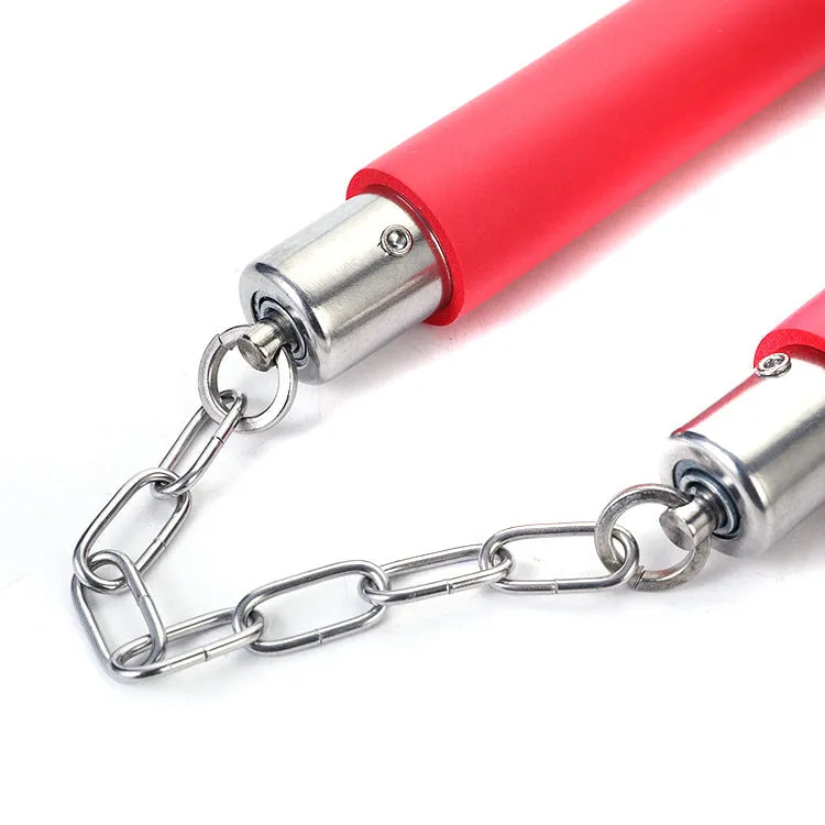 Set of soft EVA sponge nunchaku for children beginners practice in multiple colours