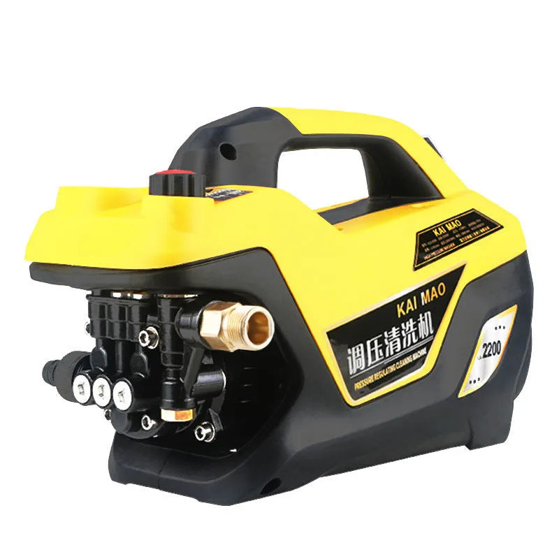 Compact adjustable pressure washer with induction motor 1100W 12L/min 0-15MPa 7m hose foam pot Basic Edition EU plug