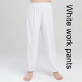 Children's black high elasticity Sanda practice pants for martial arts.