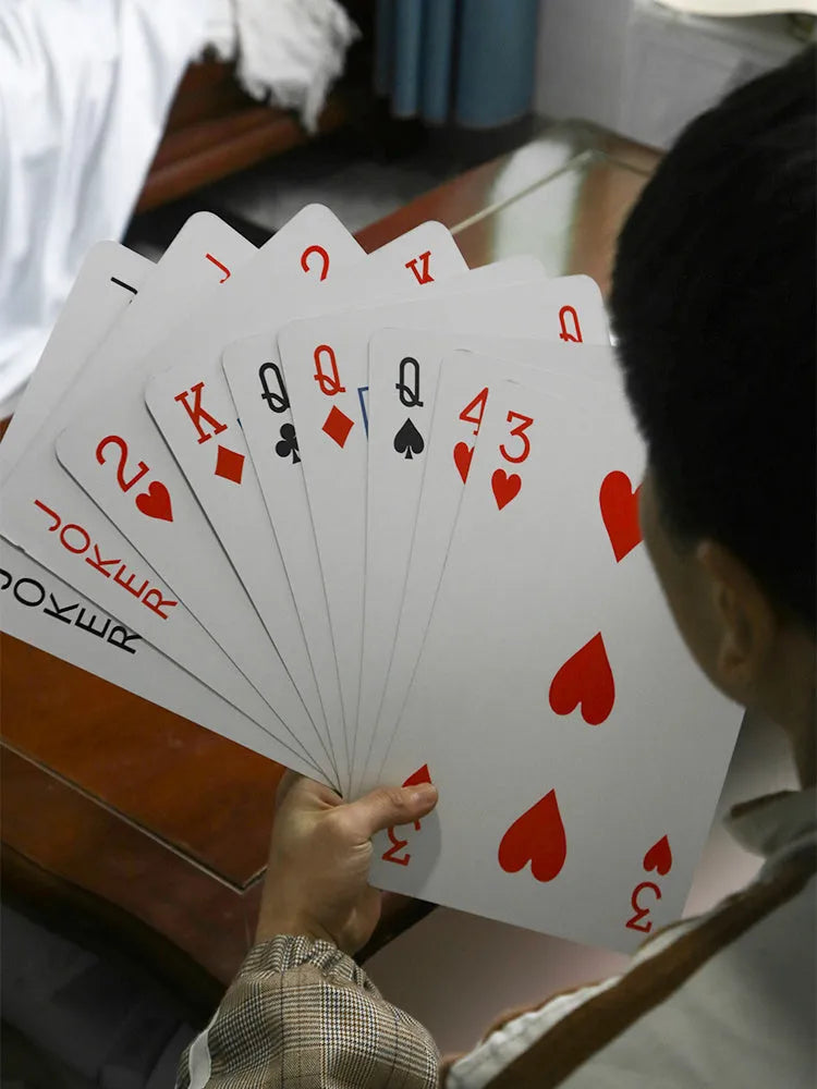 Large size playing cards for Fight the Landlord table game in oversized format