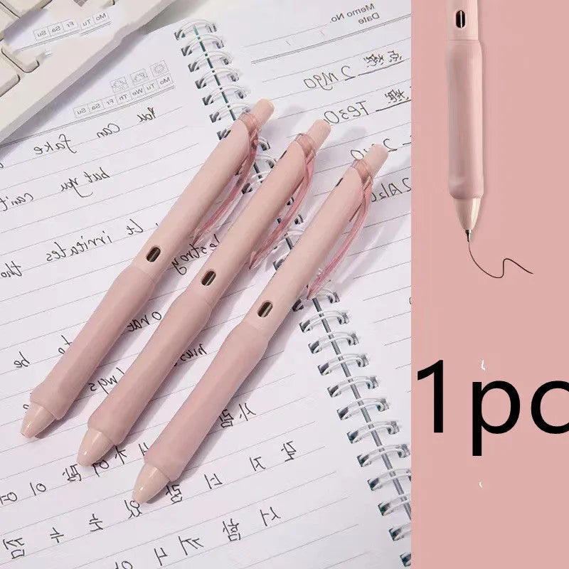 Macaron colour press gel pen with 0.5mm tip in smoked brown, smoked powder or smoked white options
