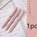 Macaron colour press gel pen with 0.5mm tip in smoked brown, smoked powder or smoked white options