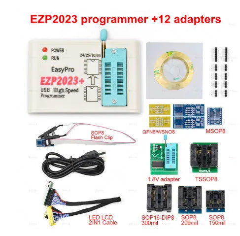 EZP2023 high-speed programmer with USB 2.0 interface for automotive fault detection and offline replication