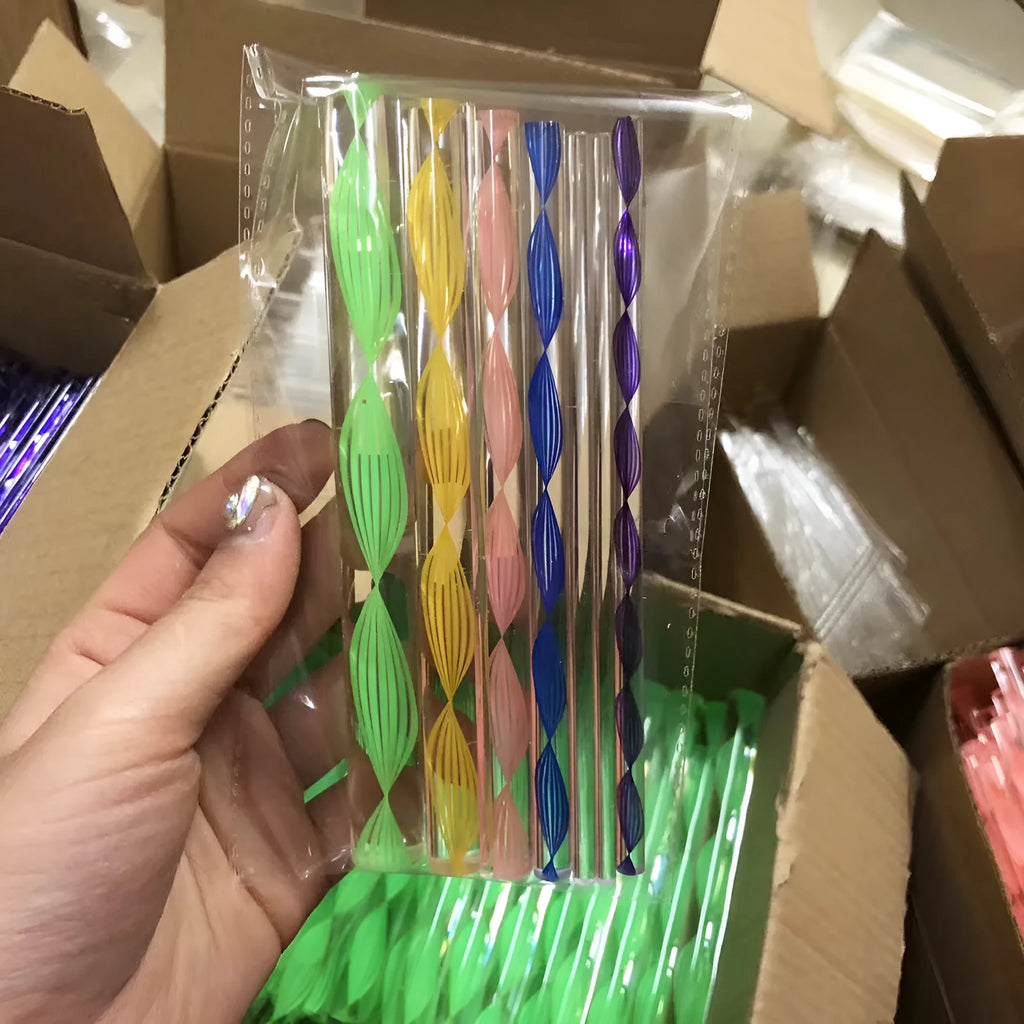 Pottery tool set with acrylic ribs, stainless steel tools, plastic loops, and a blue canvas storage bag.