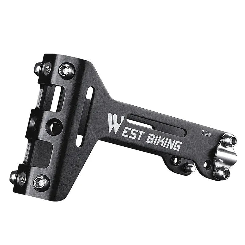 Bicycle double water bottle cage extension bracket black 6061 aluminium alloy adjustable angle 15-30 degrees for mountain road BMX