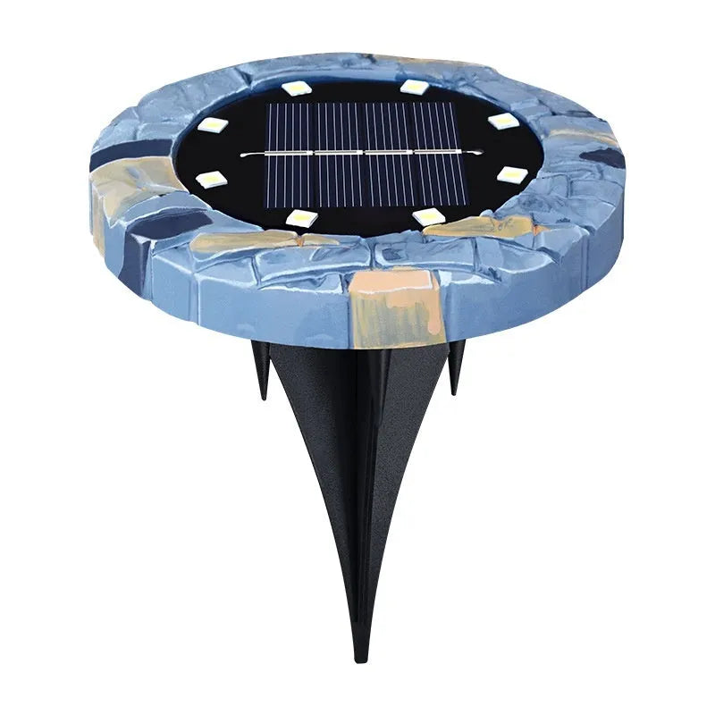 Stainless steel solar underground garden lamp for pathway lighting