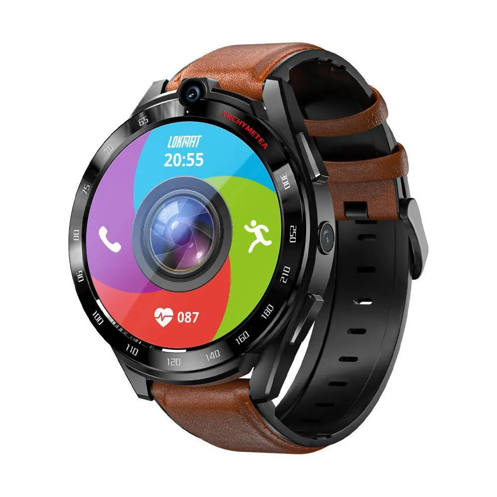 All Netcom Student Phone Smart Watch 1.6 Inch TFT Screen 400x400 128G Memory Dual Camera Touch Button Wristband Silicone Strap Pluggable Card 900mAh Battery Magnetic Charging PRO Standard Version