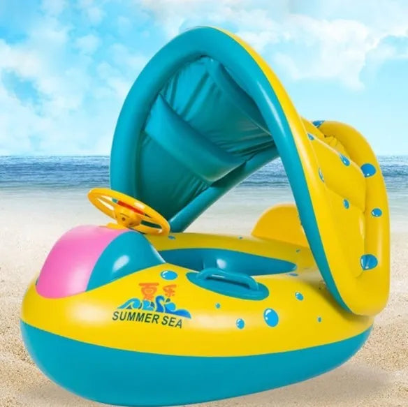 Baby pool float plastic swimming ring for children aged 4-6 years with thighs under 30 cm