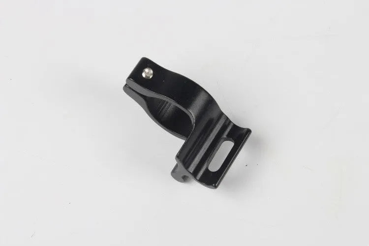 Black aluminium alloy vehicle clamp ring with a 28.6mm inner diameter.