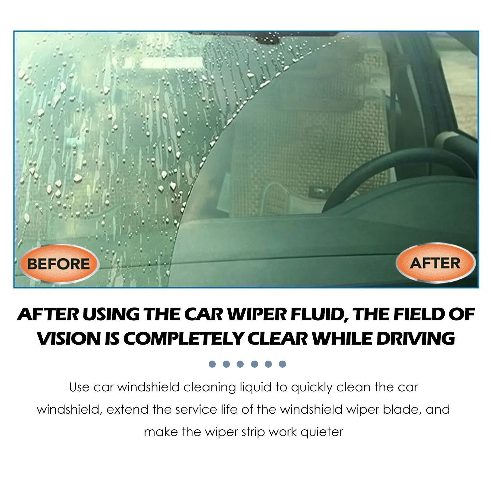 Box of 30 car oil-removing film cleaning effervescent tablets for automotive glass surfaces