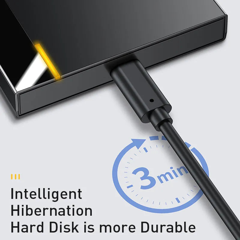 Universal 2.5 inch hard disk box, Full Speed Series, supports 6TB, smart hibernation, cable options