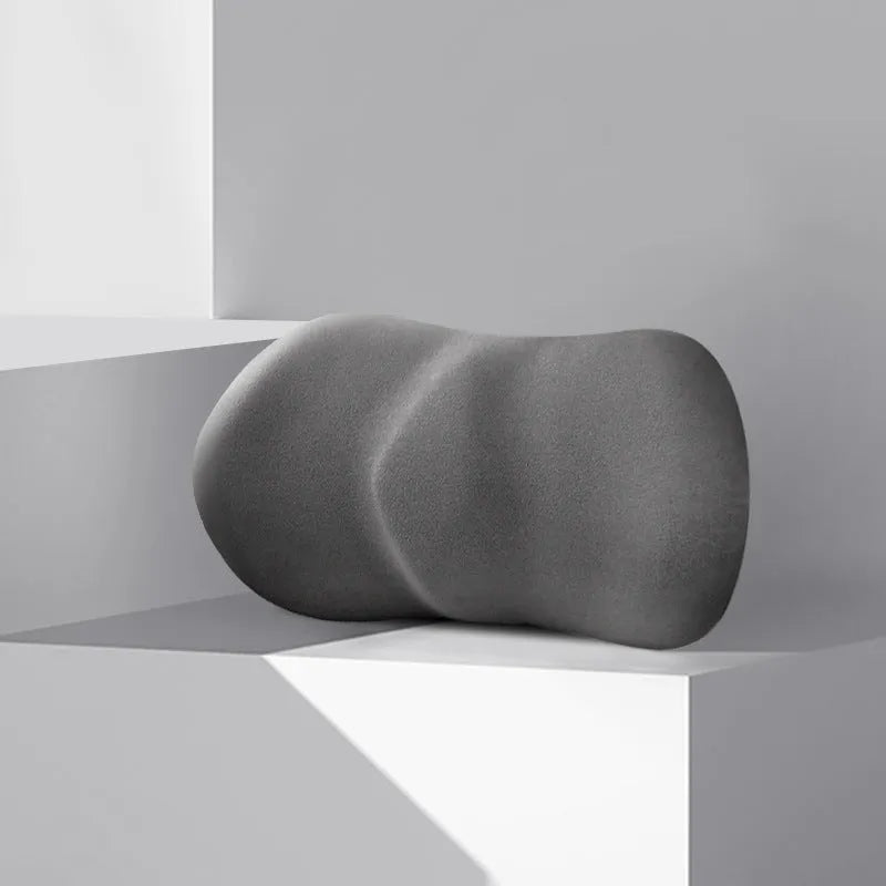 Car seat headrest and lumbar support pillows in multiple colour options