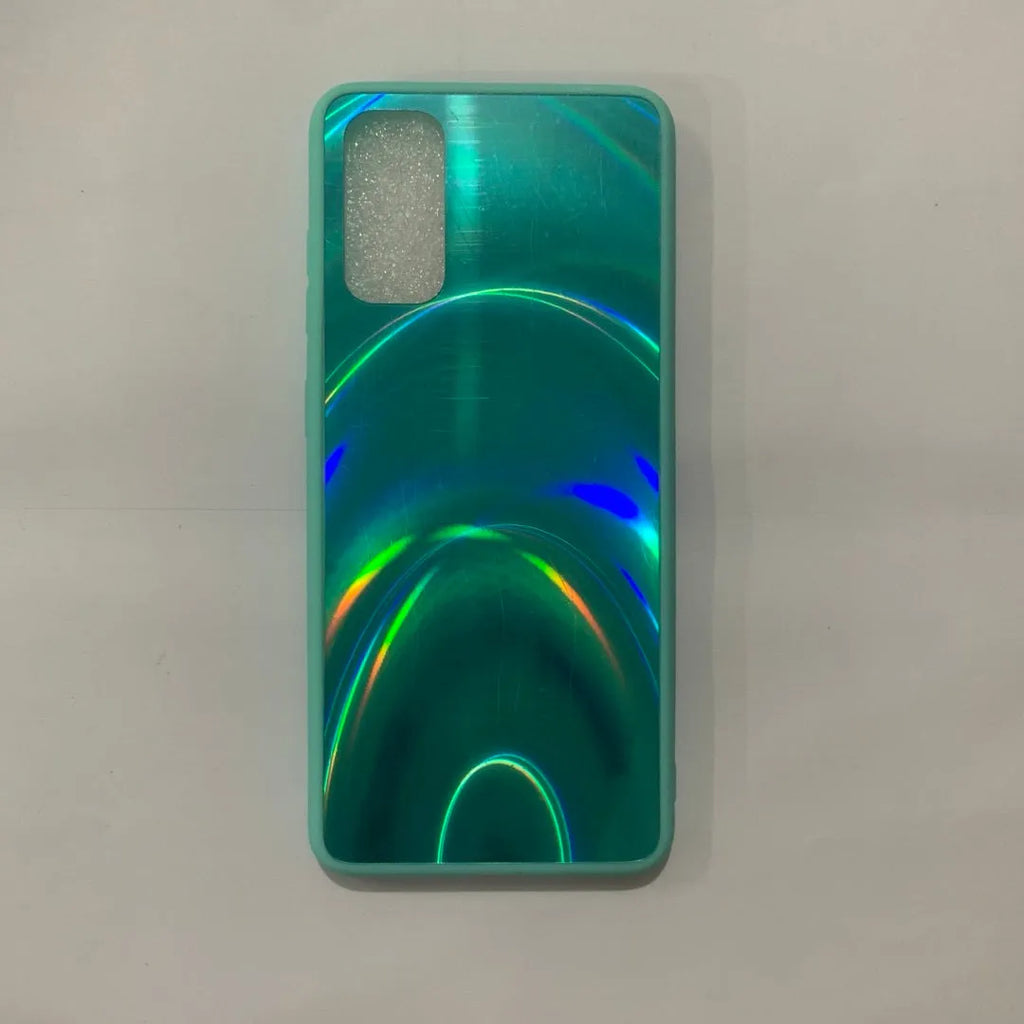 Marble design shockproof silicone phone case cover for Samsung Galaxy phones on a table.