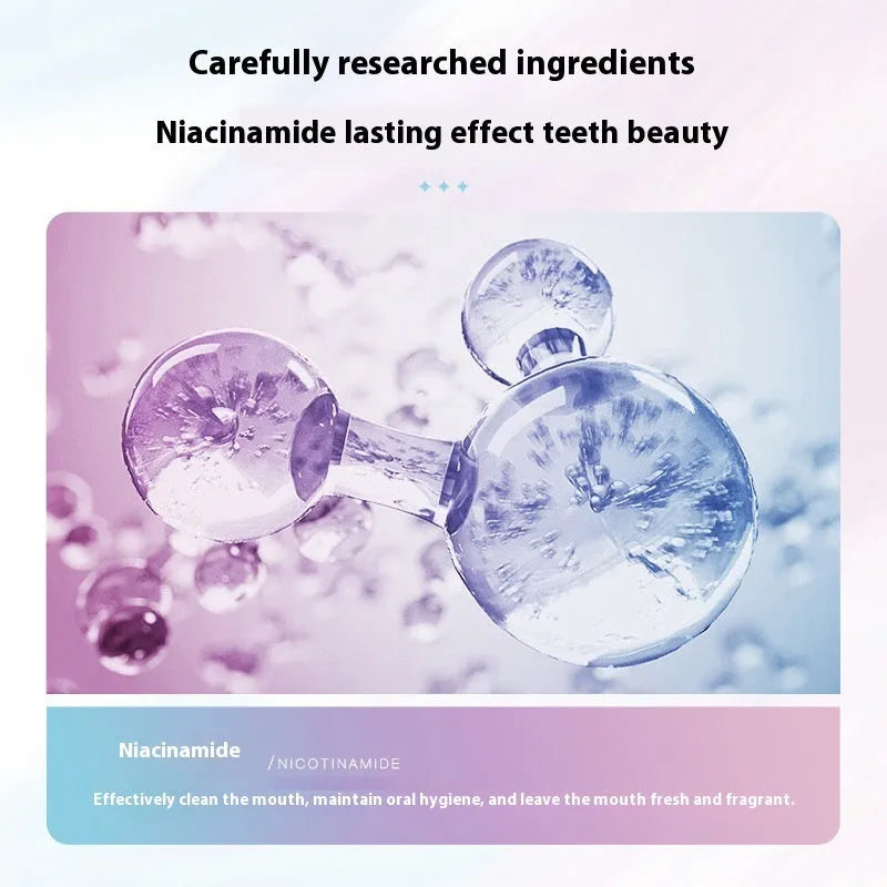 Diouni Nicotinamide Dazzling White Toothpaste 100g tube for adult oral care and whitening