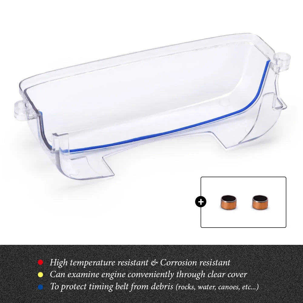 Transparent plastic gear shift cover for Lexus and Toyota car models.